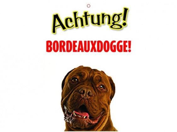 Warnschild - Türschild Achtung-Tierisch tolle Geschenke