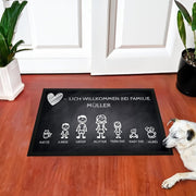 Fußmatte Strichmännchen-Tierisch-tolle-Geschenke