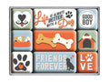 Pfotenschild Retro Magnet Set: Everthing is better-Pfotenschild-Tierisch-tolle-Geschenke