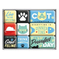 Retro Magnet Set: Cat Lifestyle-Tierisch-tolle-Geschenke-Tierisch-tolle-Geschenke