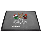 Fußmatte - Schmutzfangmatte - Weihnachtspfötchen - 40 x 60 cm-Tierisch-tolle-Geschenke-Tierisch-tolle-Geschenke