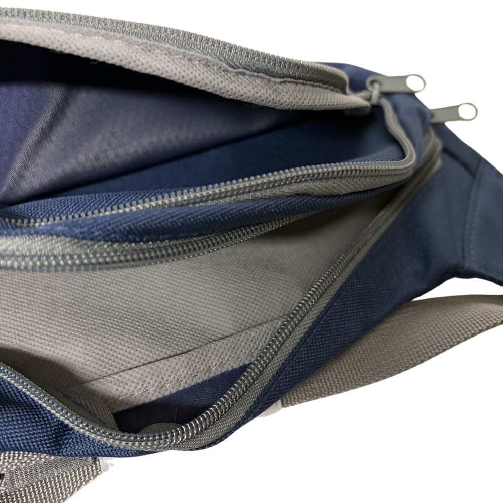 Bauchtasche Fun zwei Innentaschen mit Reißverschluss blau