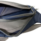 Bauchtasche Fun zwei Innentaschen mit Reißverschluss blau