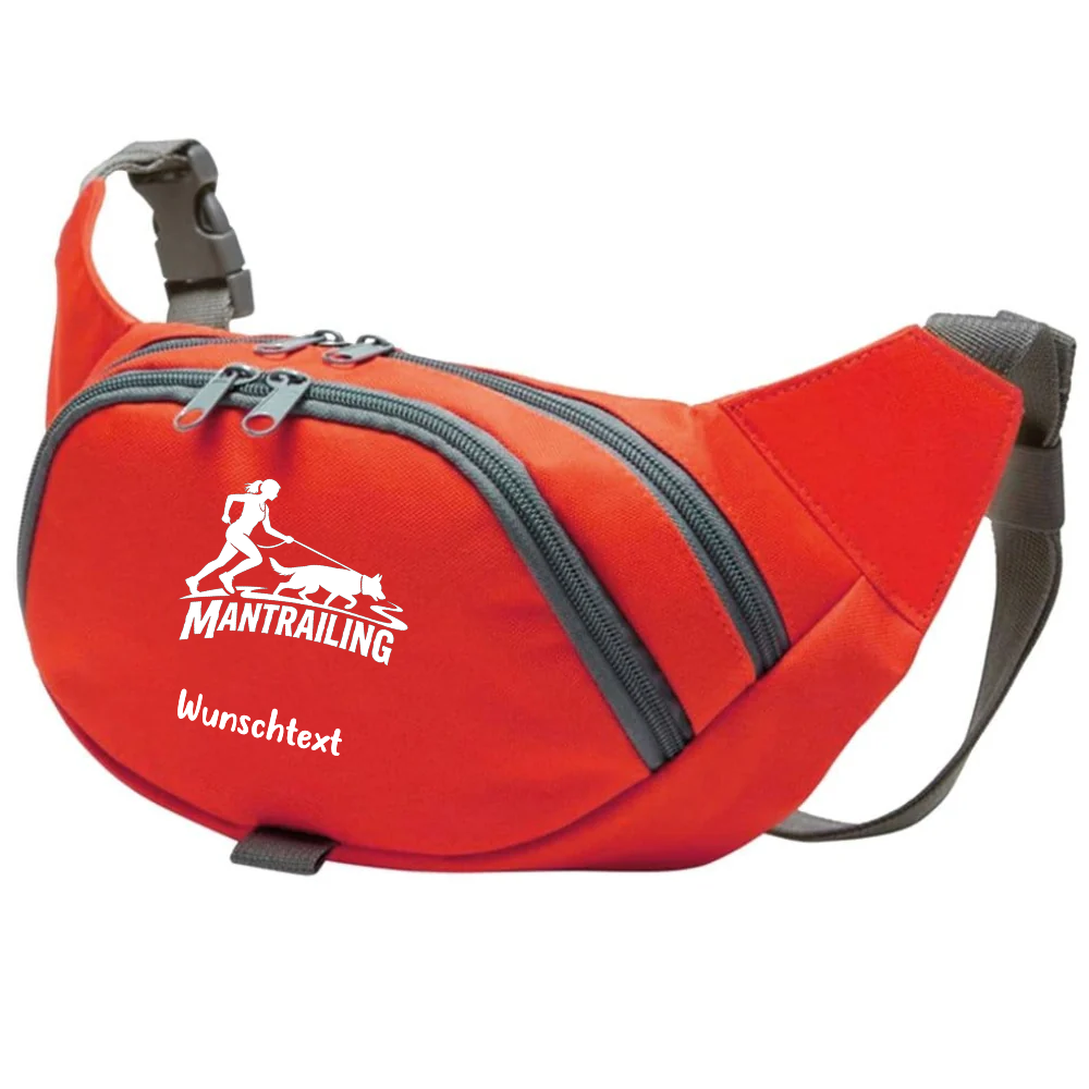 Bauchtasche Fun | Mantrailing Edition rot