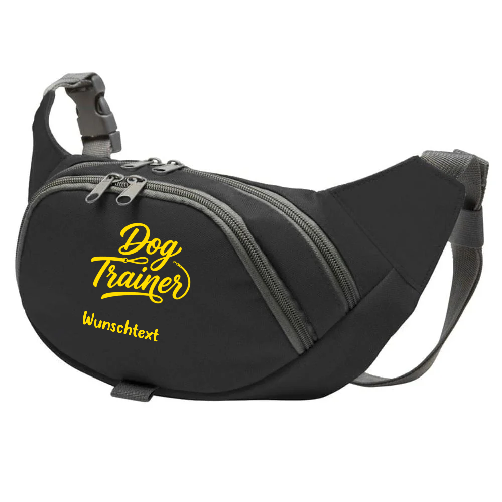 Bauchtasche Hundetrainer personalisiert im Training