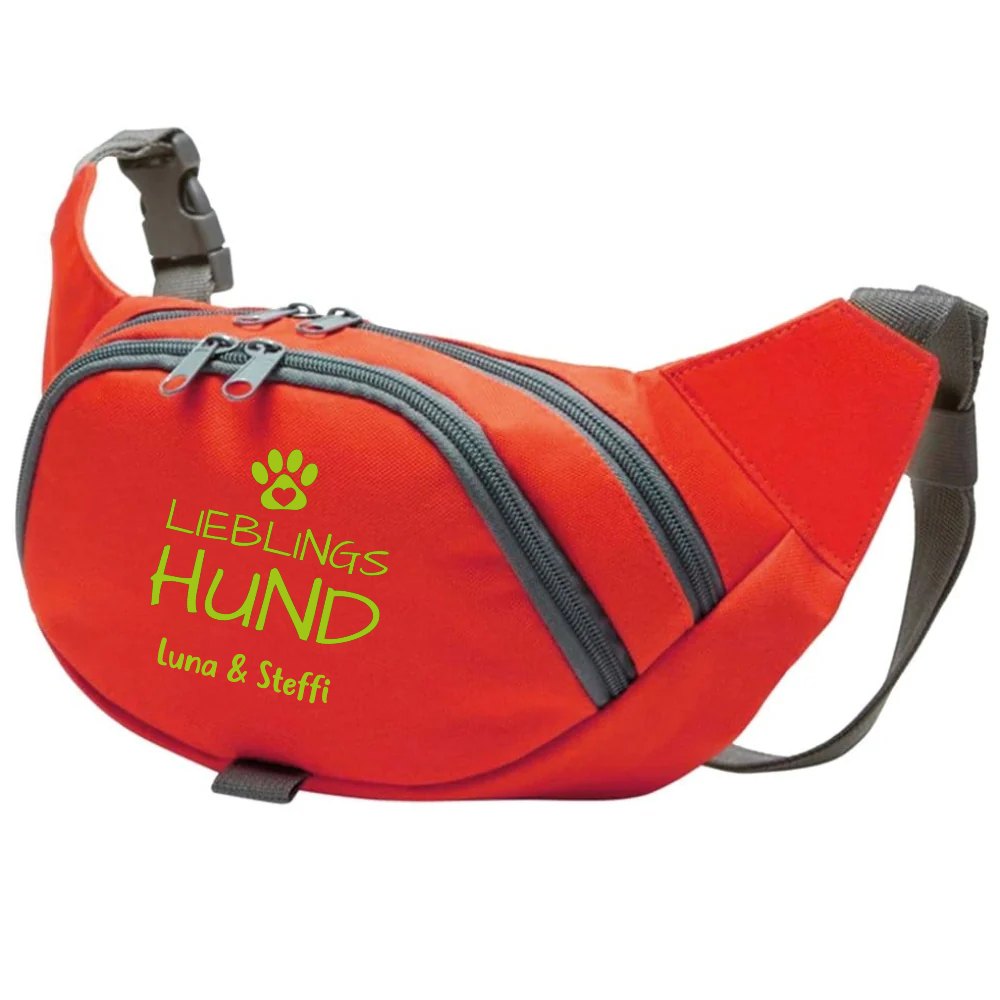 Bauchtasche personalisierbar rot