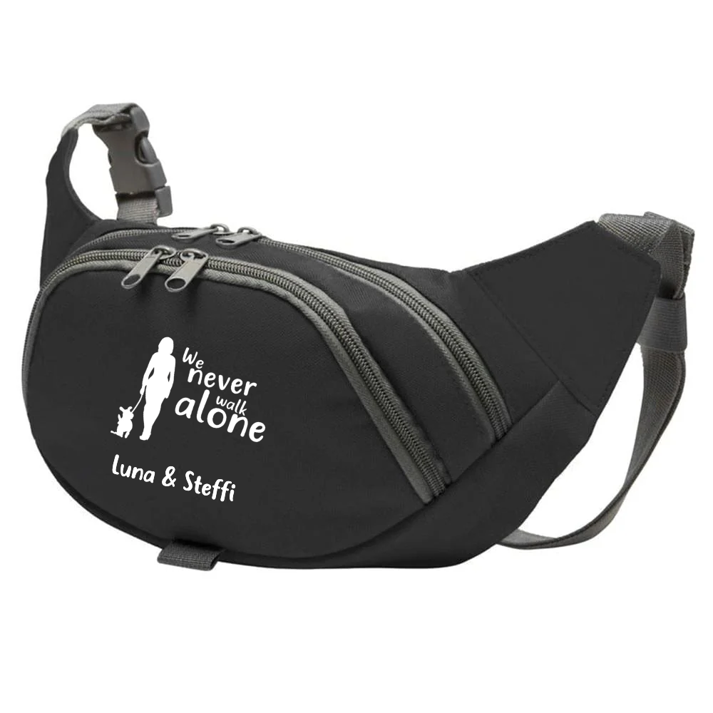 Bauchtasche personalisierbar schwarz