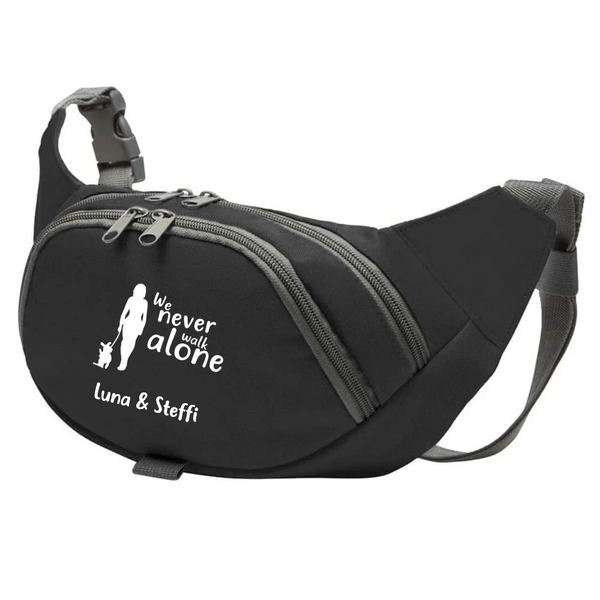 Bauchtasche personalisierbar schwarz