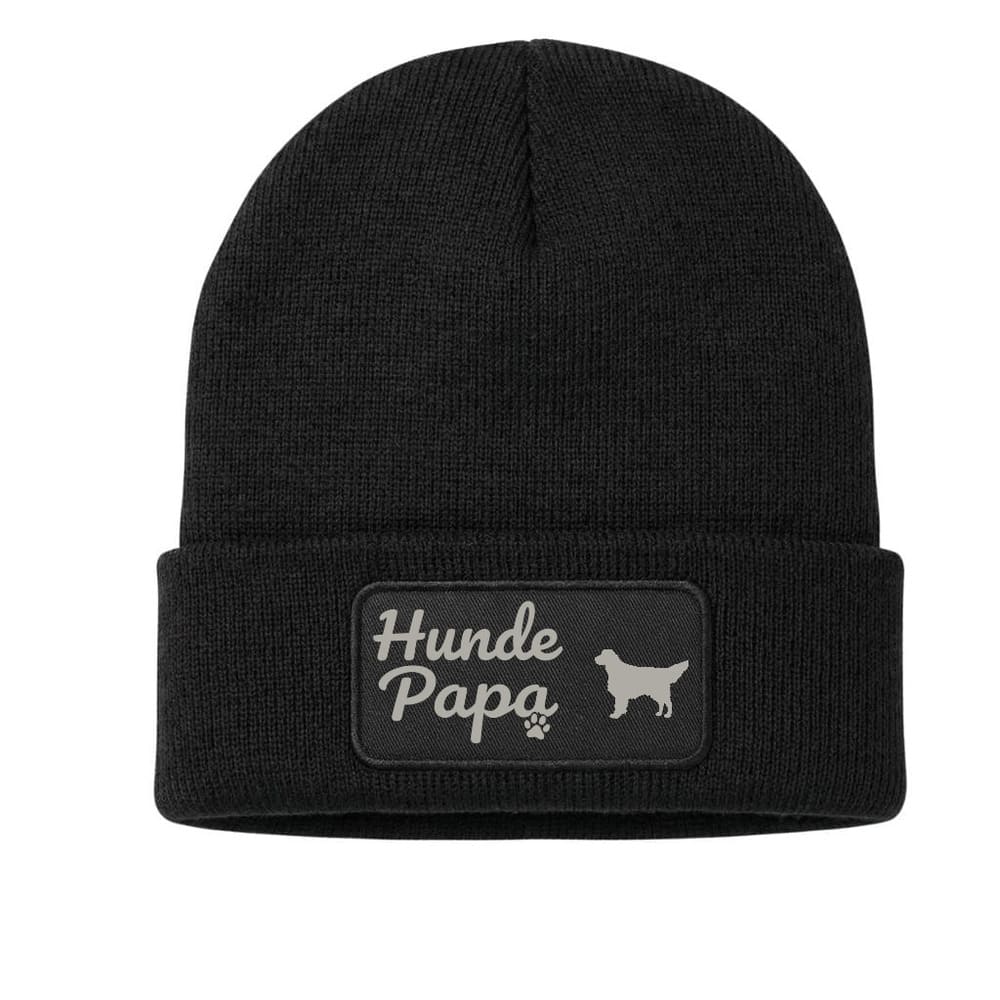 Beanie Hunde Papa mit Hunderasse personalisiert