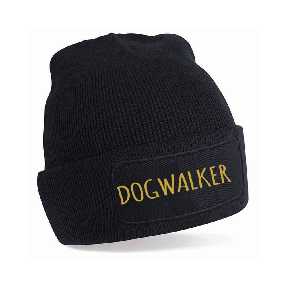 Beanie personalisiert als Geschenk für Hundeliebhaber Dogwalker