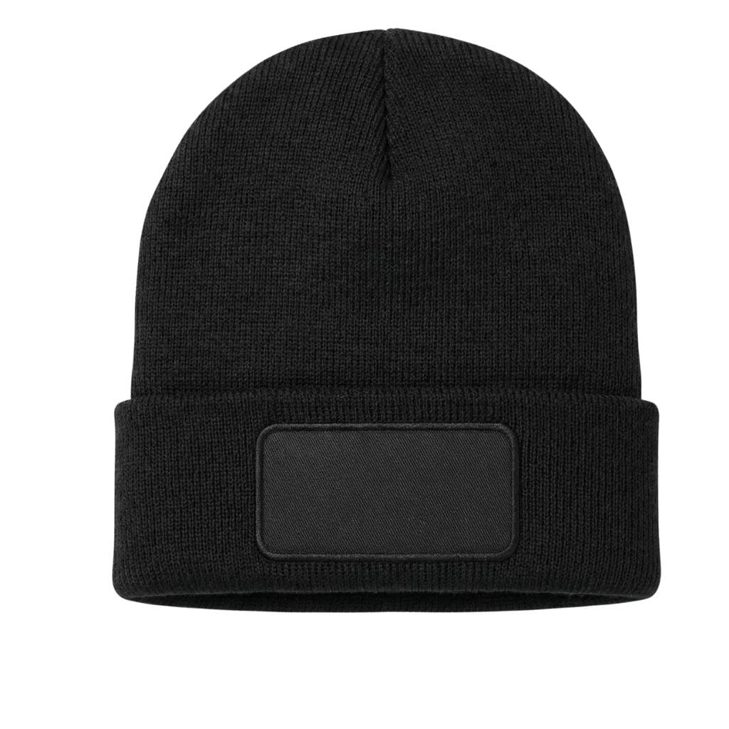 Knit beanies customizable with dog designs and personalized text