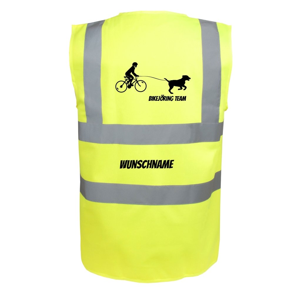 Hundesport Warnweste Sicherheitsweste: Bikejöring Mann-Tierisch tolle Geschenke