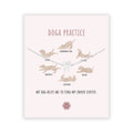 Armband -DOGA PRACTICE-Tierisch tolle Geschenke