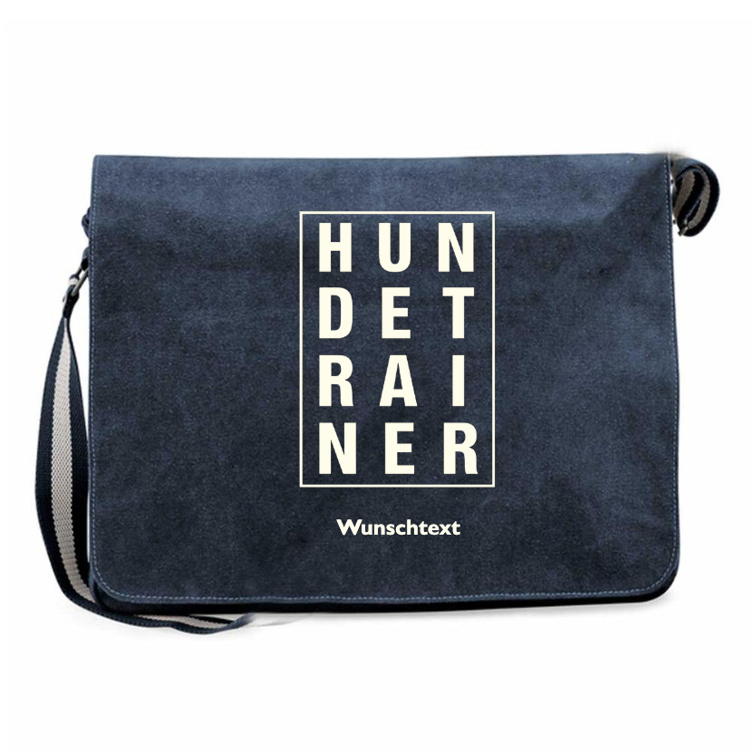 Canvas Messenger Hundetrainer Edition navy