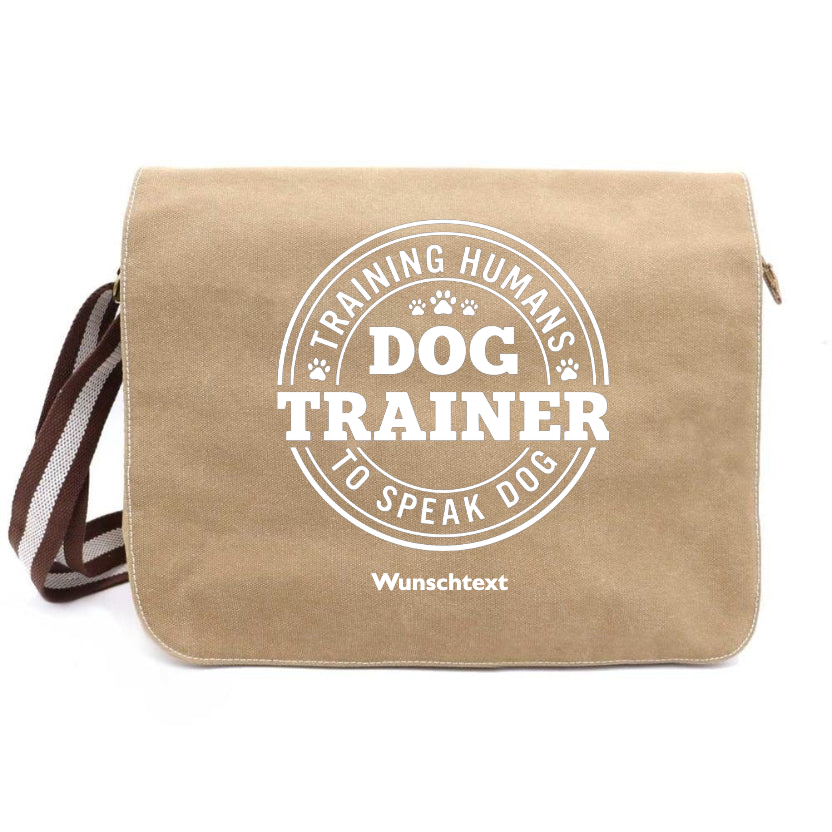 Canvas Messenger Hundetrainer Edition sahara