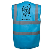 Classic Warnweste Hunderasse Boxer blau