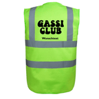 Classic Warnweste Gassi Gassi Club lime
