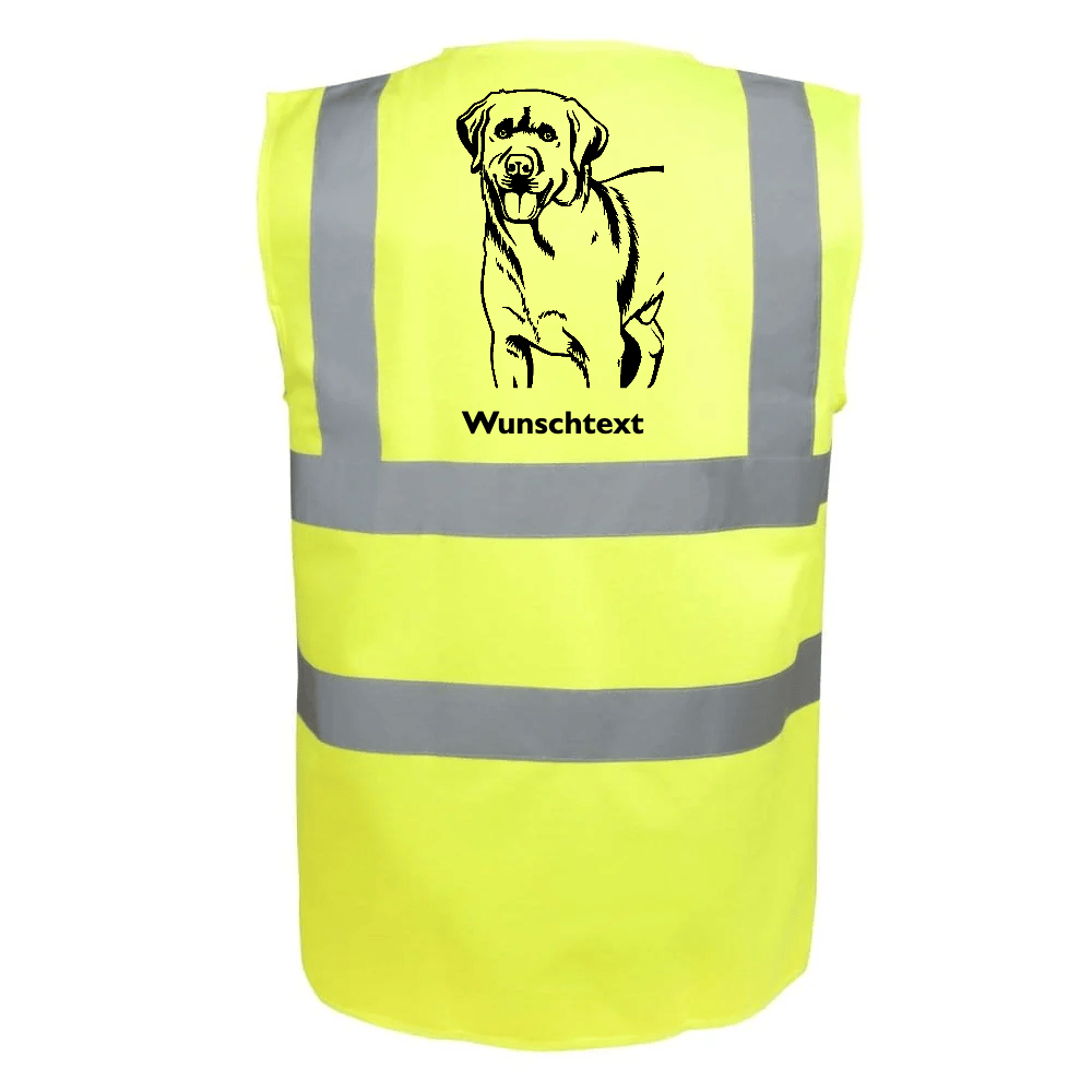 Classic Warnweste Labrador neongelb