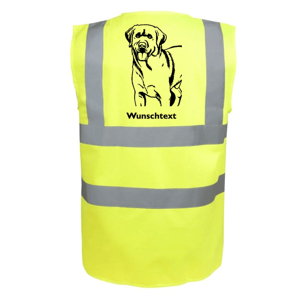 Classic Warnweste Labrador neongelb