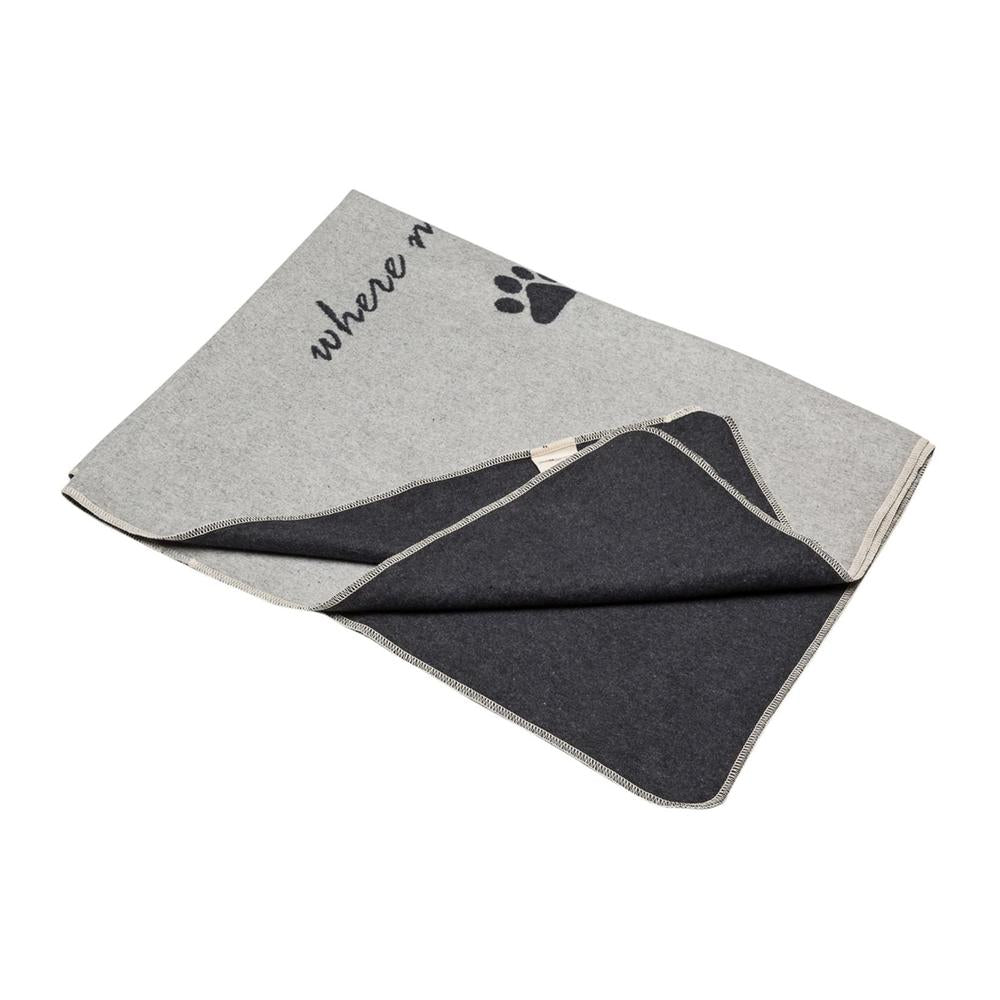 Decke home is where my dog is - Tierisch tolle Geschenke