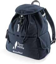 Canvas Rucksack Hunderassen Edition – mit Silhouette deiner Rasse, personalisiert, 18 Liter
