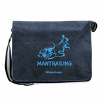 Canvas Schultertasche für Mantrailer mit Wunschname