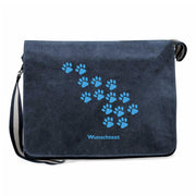 Messenger Bag Gassi Edition personalisiert – Canvas Umhaengetasche fuer Hundemenschen
