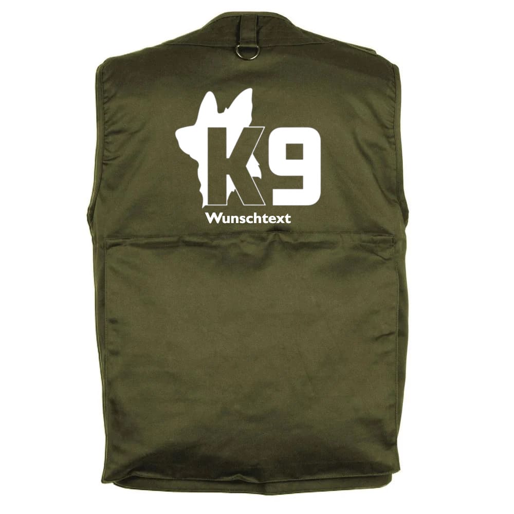 K9 SAR Hundesportweste – personalisiert mit Wunschname