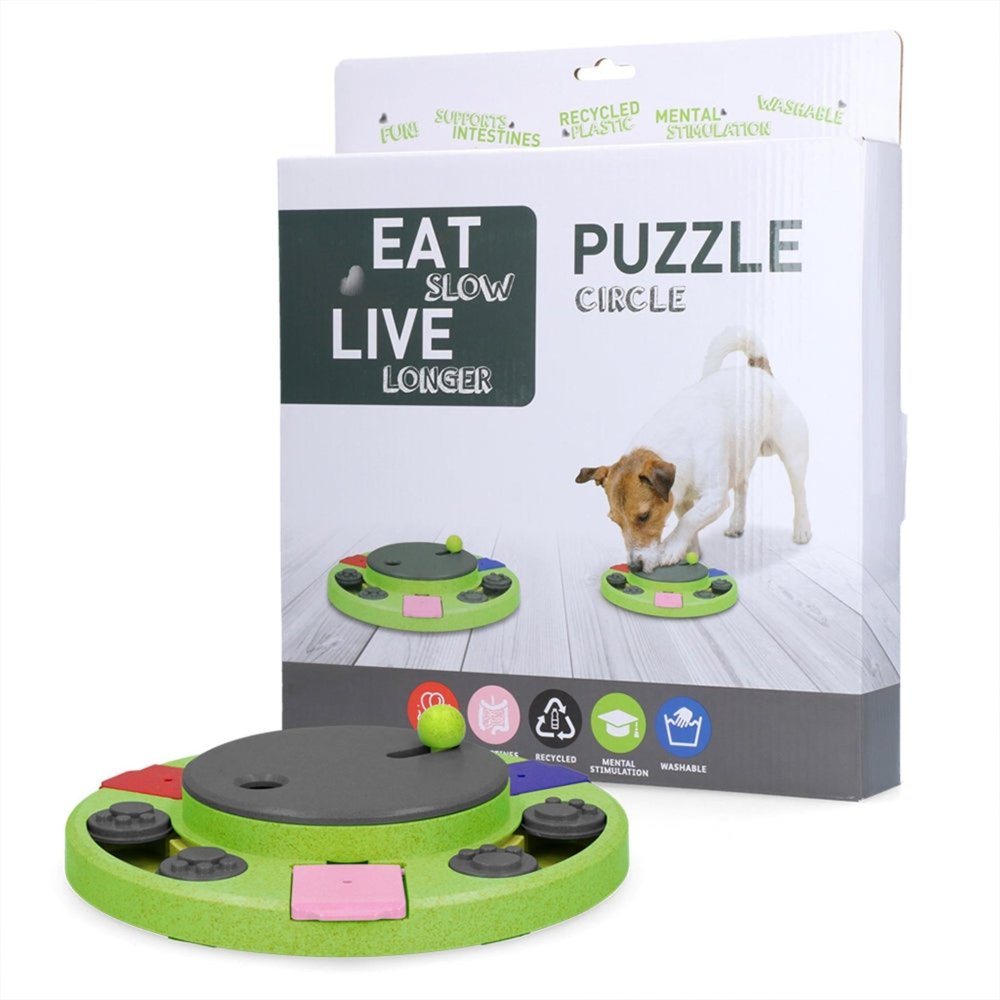 Eat Slow Live Longer Puzzle Circle