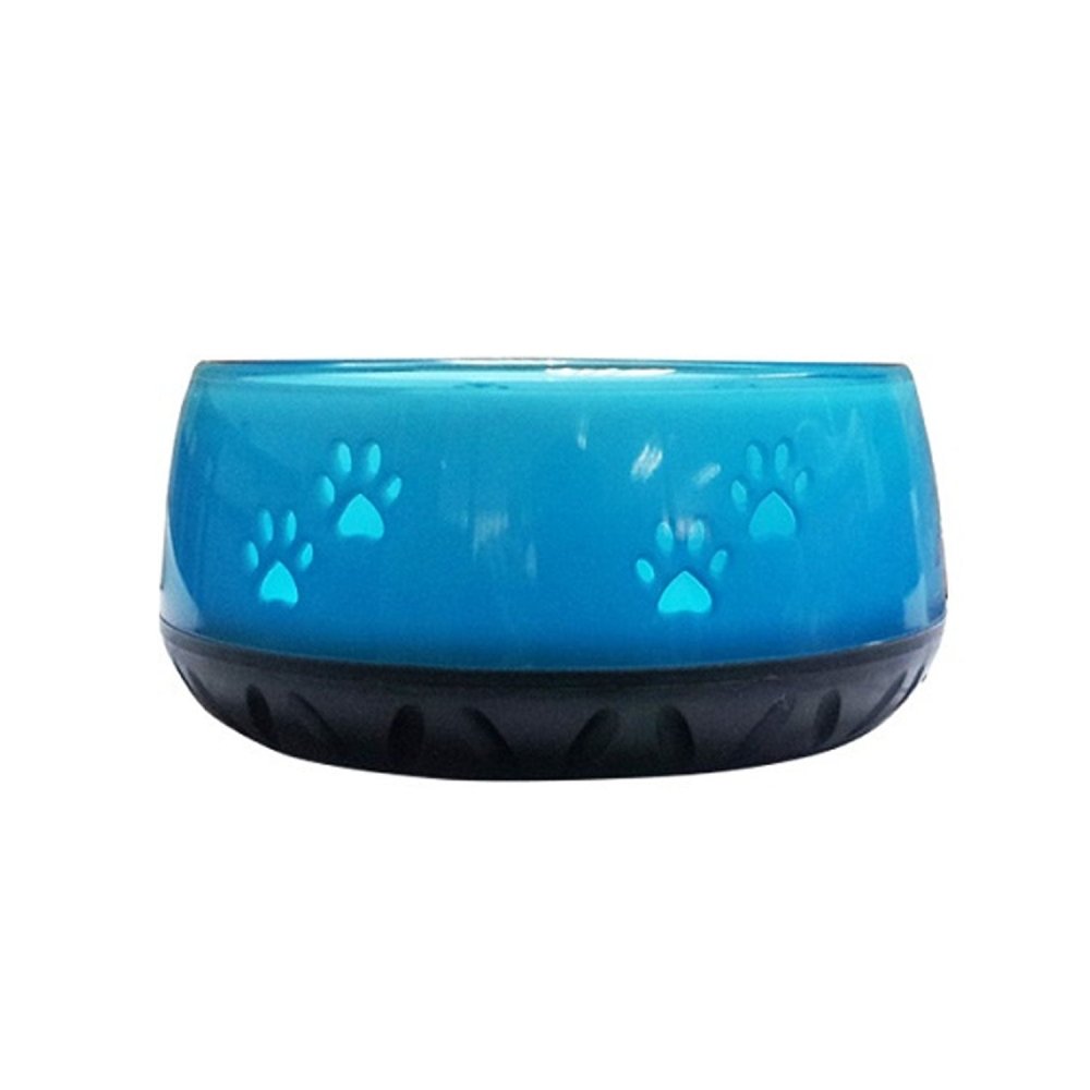 EHASO Hundenapf Hellblau mit Pfötchen-Tierisch-tolle-Geschenke-Tierisch-tolle-Geschenke
