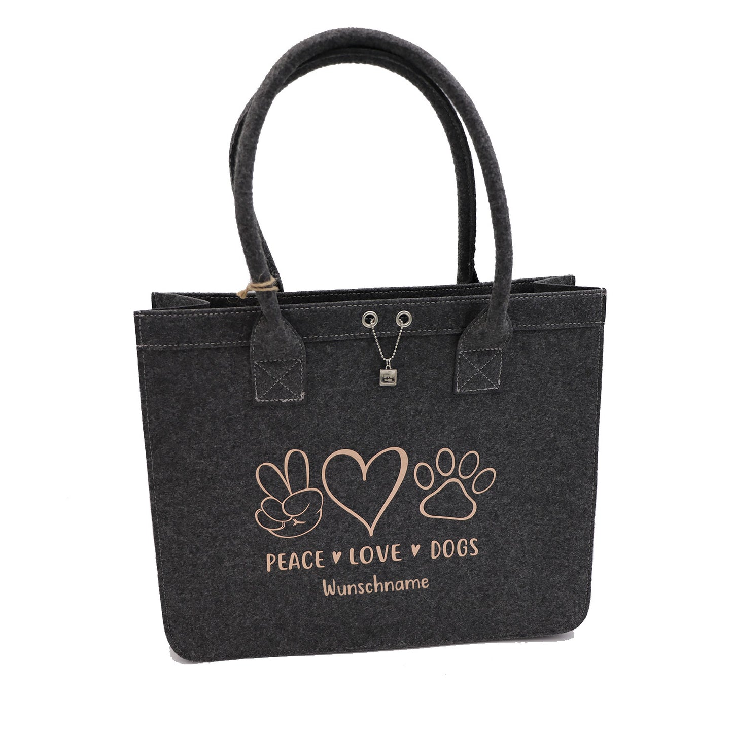 Filz City Shopper - Peace Love Dogs