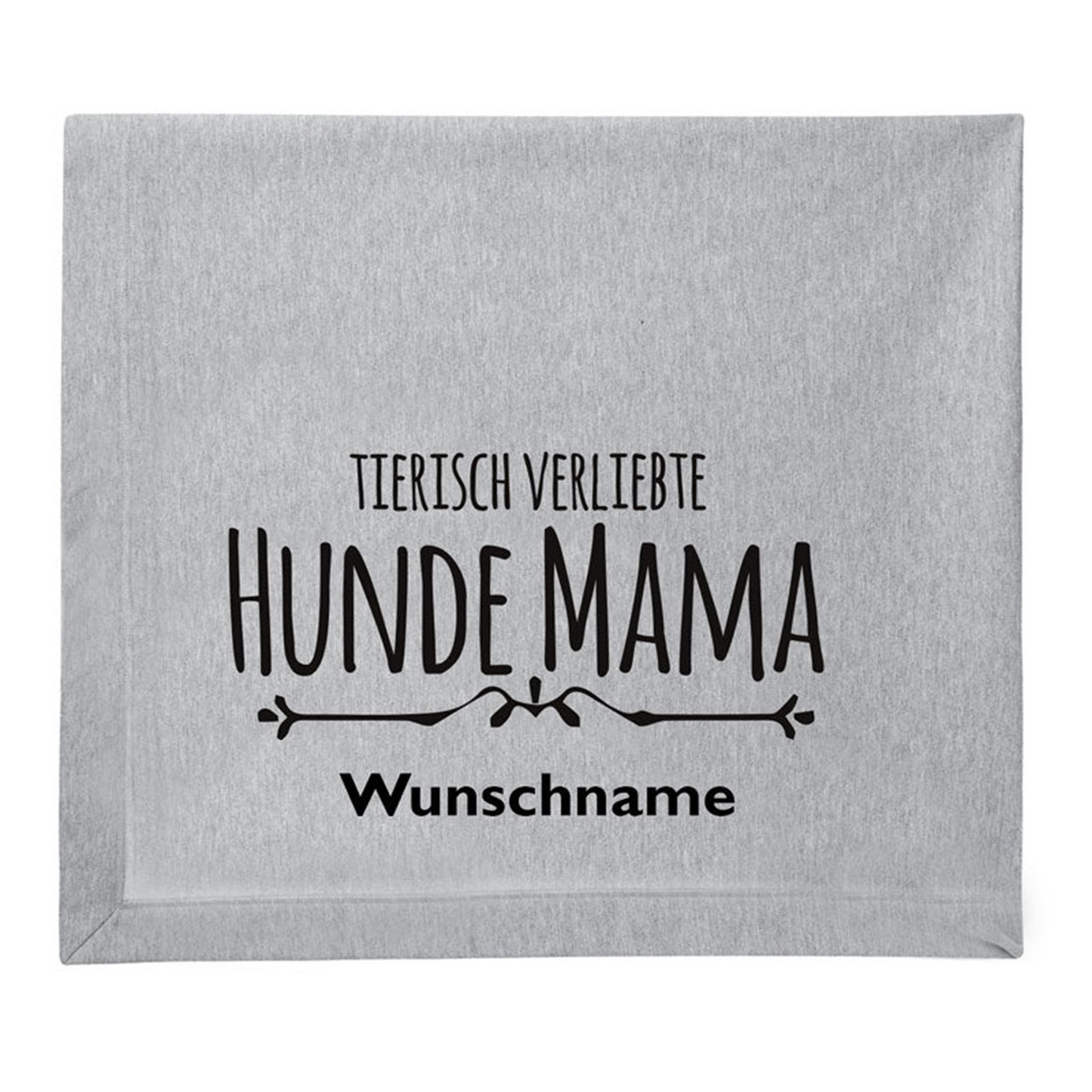 Fleece Schmusedecke -Hundemama- 127 x 150 cm, tierisch tolle geschenke