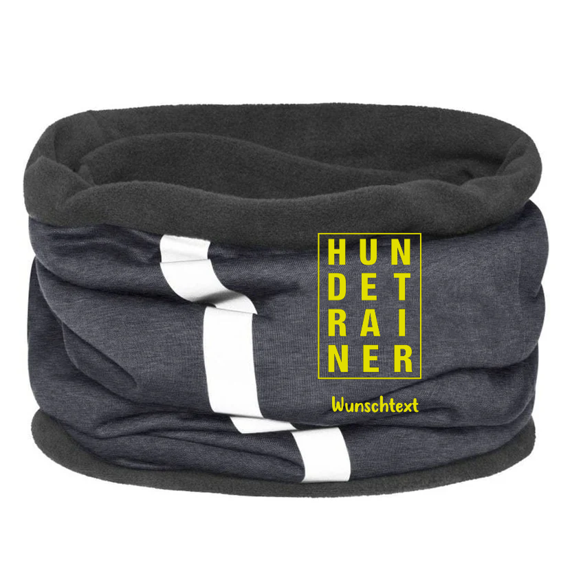 Fleece Schlauchschaal | Hundetrainer Edition anthrazit