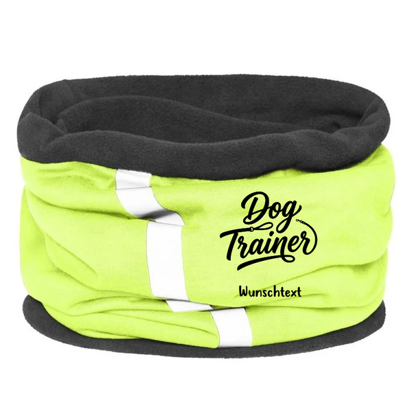 Fleece Schlauchschaal | Hundetrainer Edition neongelb
