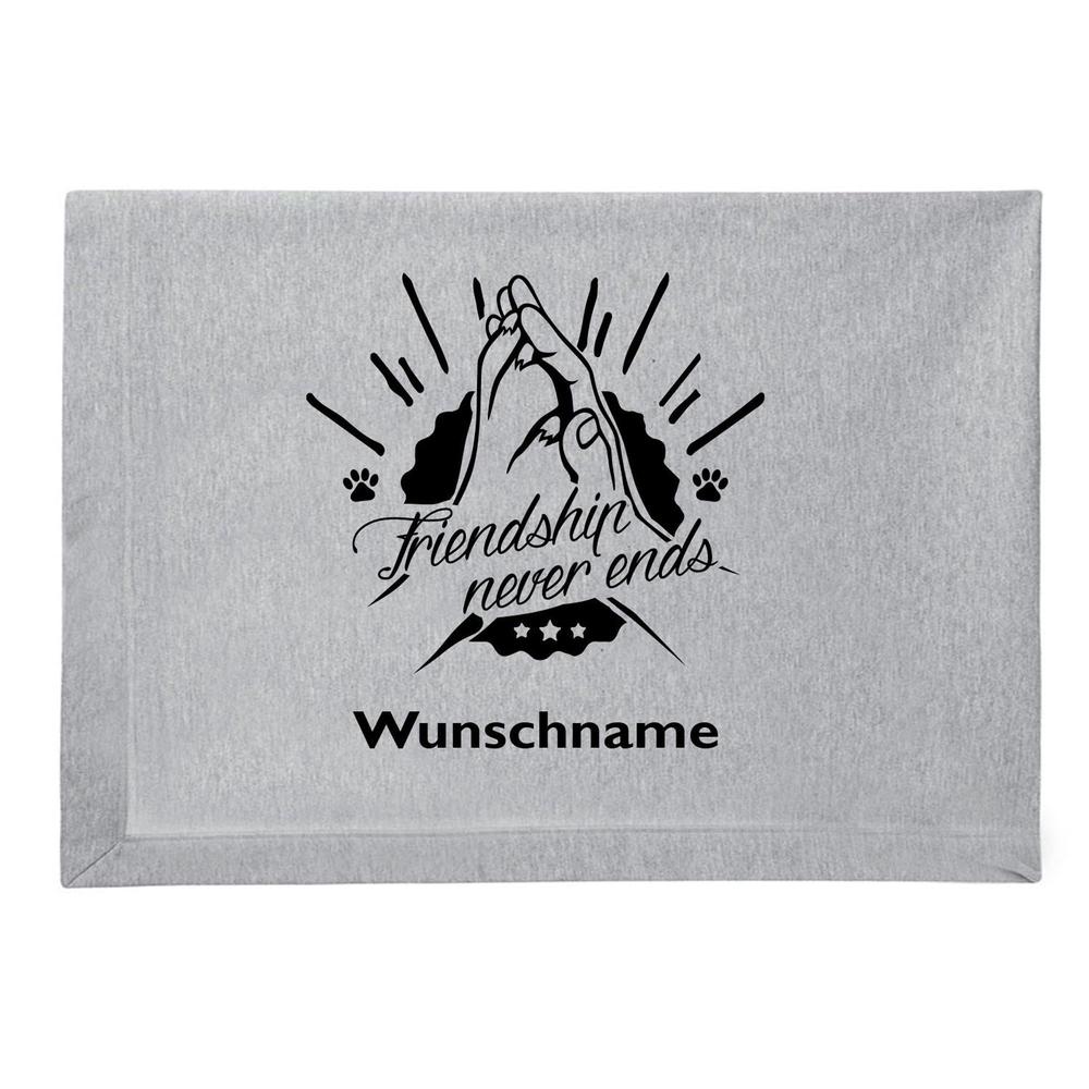 Kuscheldecke Friendship never ends - Tierisch tolle Geschenke