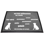 Fußmatte Hund hier wird-Tierisch tolle Geschenke