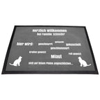 Fußmatte Katze hier wird-Tierisch tolle Geschenke