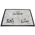 Futterplatz Matte / Napfunterlage - Speisekarte - 40 x 60 cm mit Wunschname