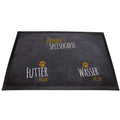 Futterplatz Matte / Napfunterlage - Speisekarte 2 - 40 x 60 cm mit Wunschname