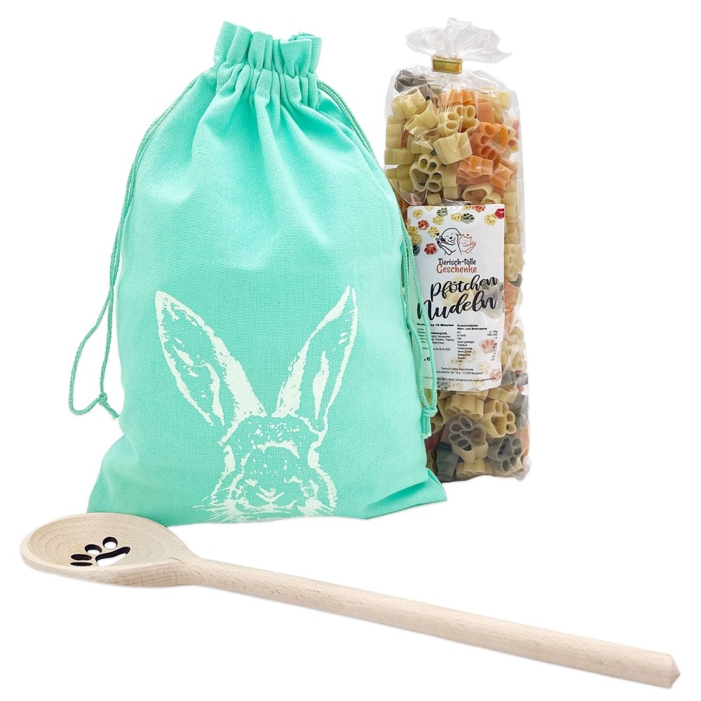 Geschenk Set Hase Mint-Tierisch tolle Geschenke
