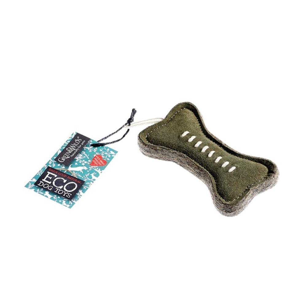 Hundespielzeug nachhaltig knochen Wildleder