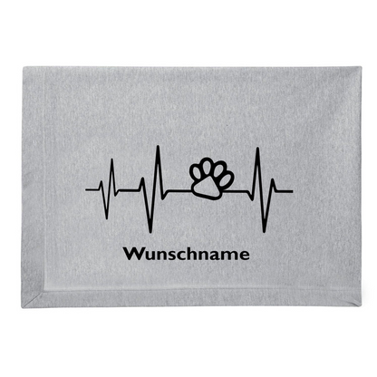 Herz 1 - Fleece Schmusedecke 127 x 150 cm,tierisch tolle geschenke