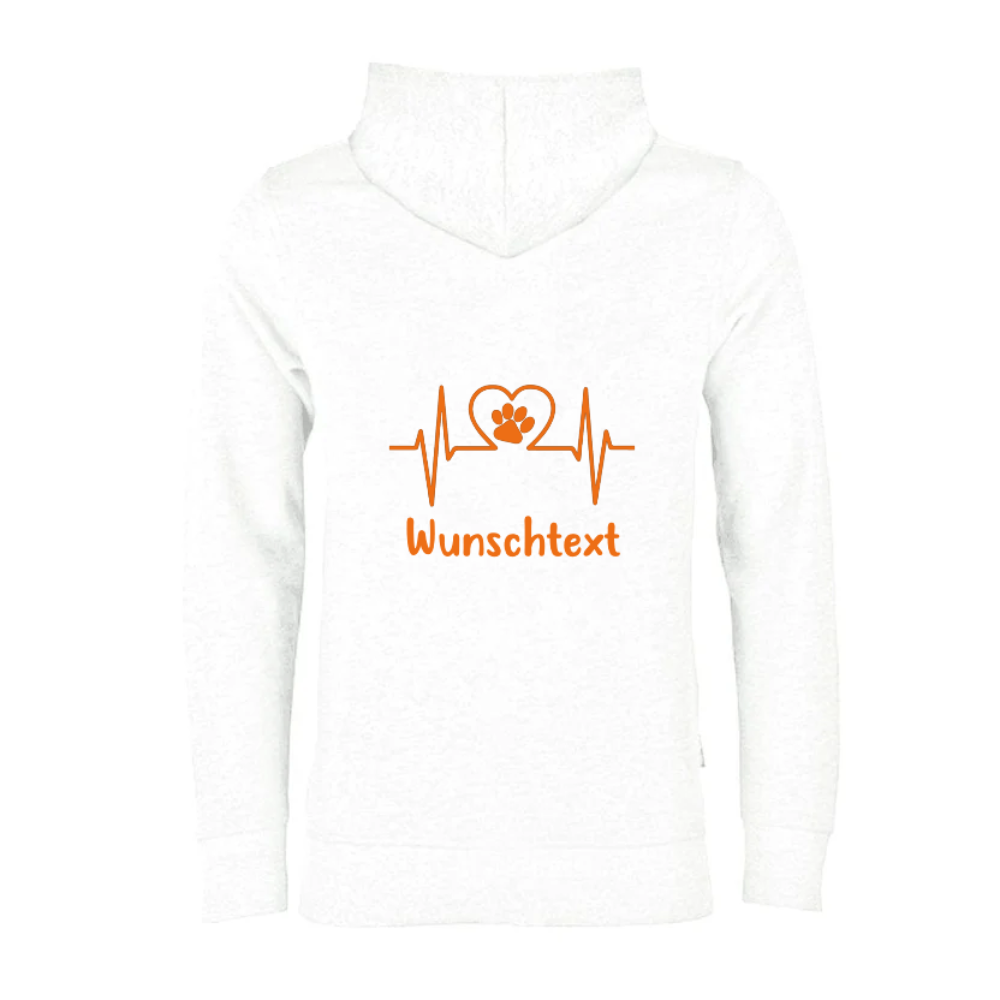 Kuscheliger Damen Hoodie mit Hundemotiv für Gassi-Runden