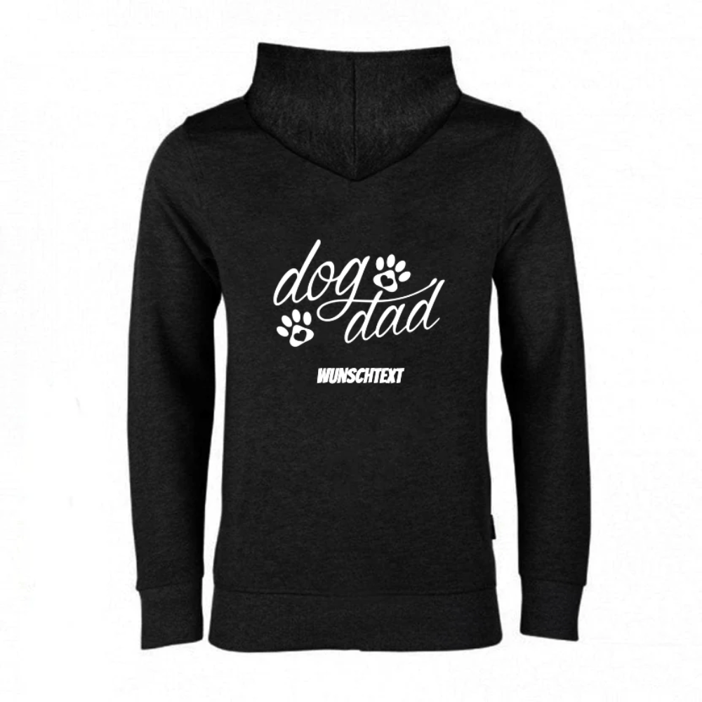 Hoodie Herren Dog Dad schwarz