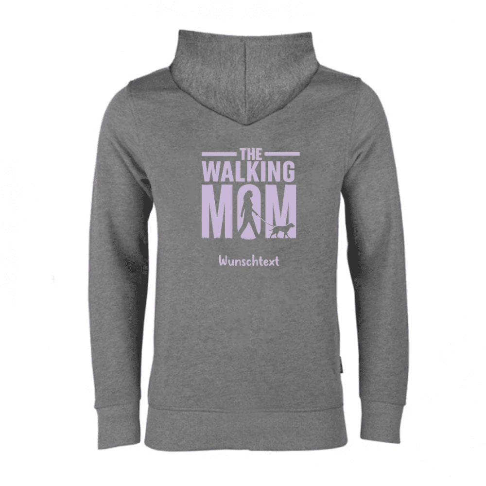 Hoodie grau Walking Mom