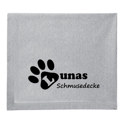 Hunde-Schmusedecke mit Wunschname 127cm x 150cm, tierisch tolle geschenke