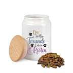 Hunde Leckerli Keramikdose - Beste Freunde