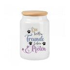 Hunde Leckerli Keramikdose - Beste Freunde