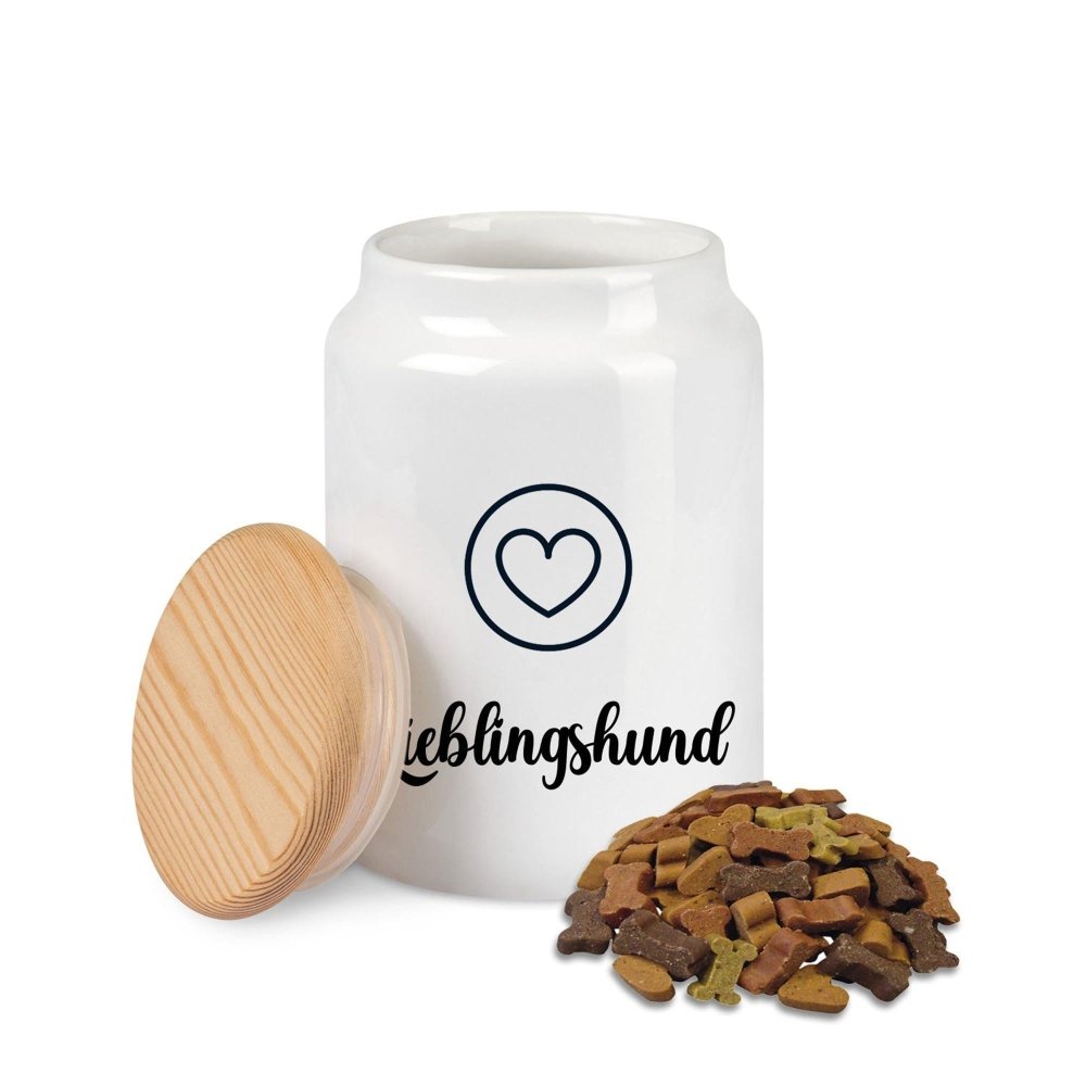 Hunde Leckerli Keramikdose - Lieblingshund