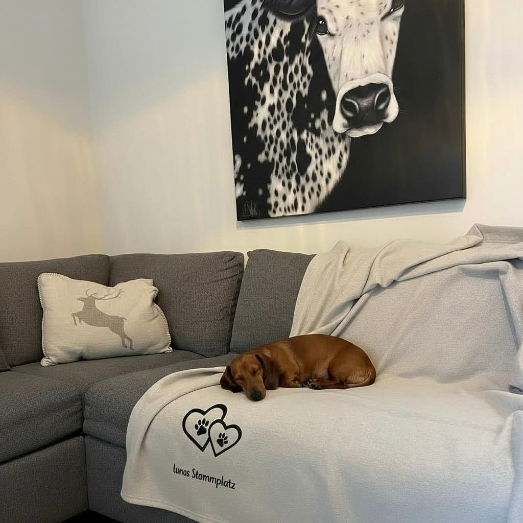 Hunde Kuscheldecke Dackel